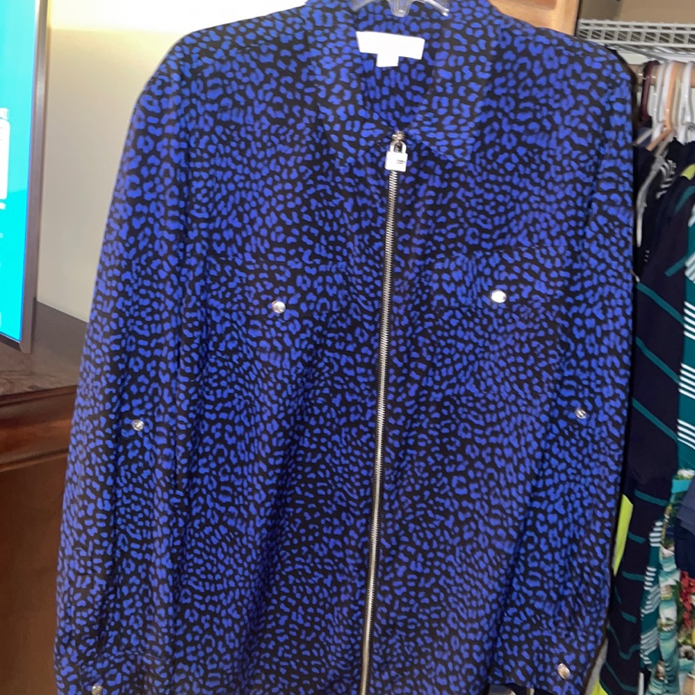Michael Kors Zipped Down Blouse